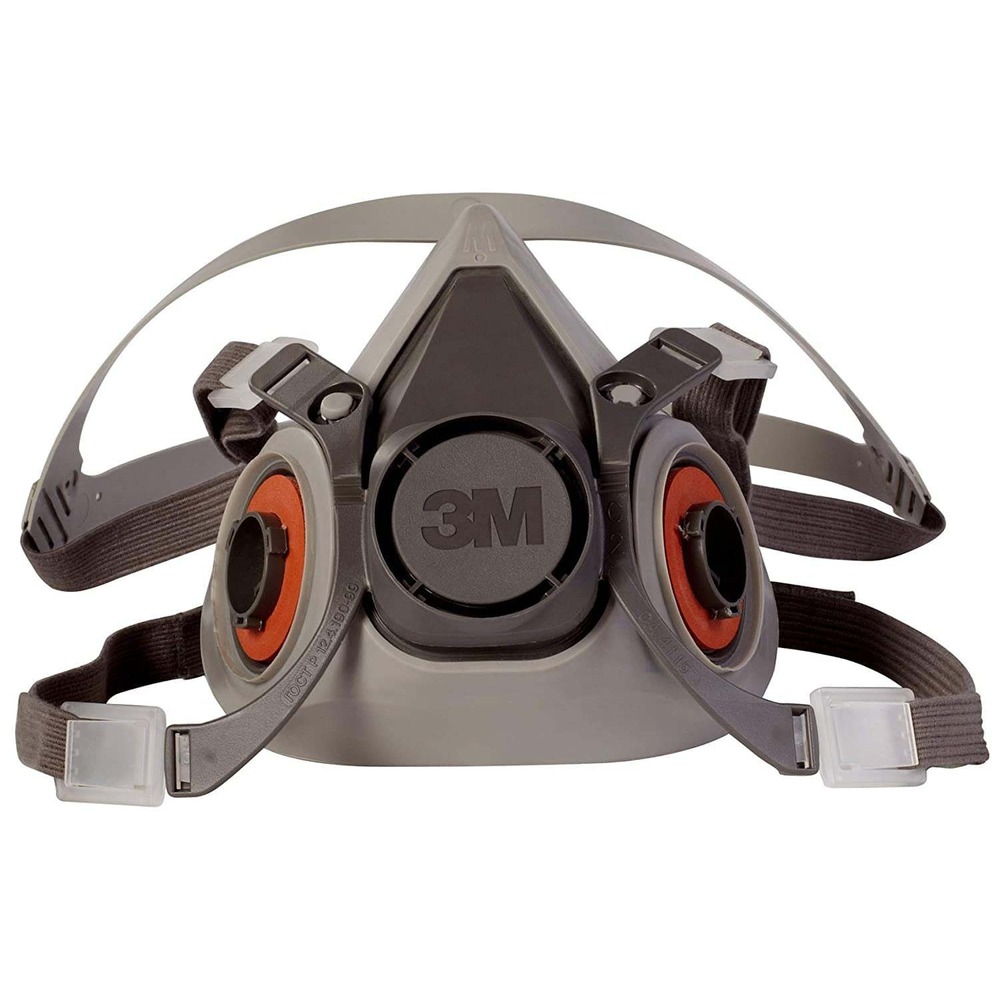 3M 6200 Half Facepiece Reusable Respirator Medium Grey 07025 Mask Pack of 8  New